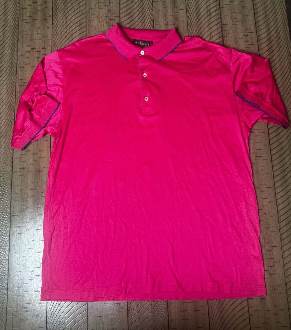 Bobby Jones Collection Men's Hot Pink Short Sleeve Polo Shirt